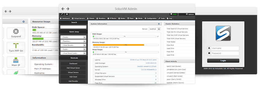 SolusVM - VPS Management Software