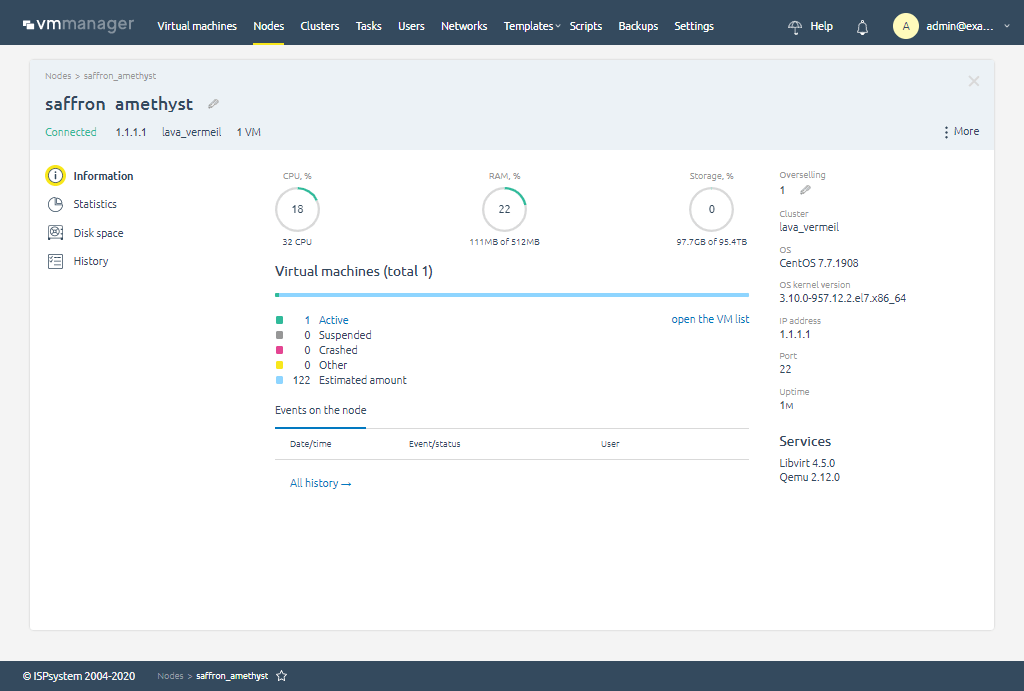 VMmanager - Virtualization Management Platform