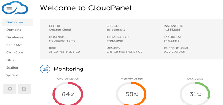 Install CloudPanel on Debian