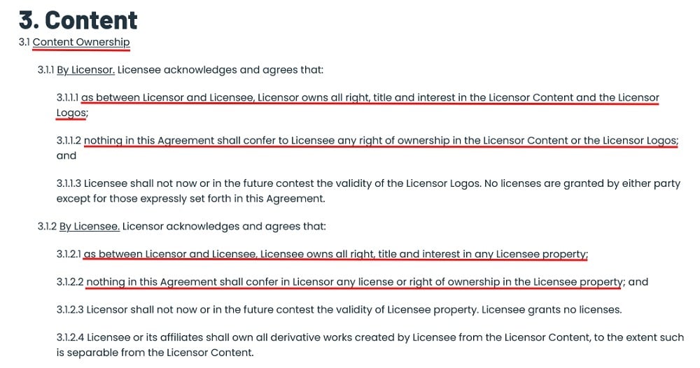 TechChange Content Licensing Agreement: Content Ownership clause