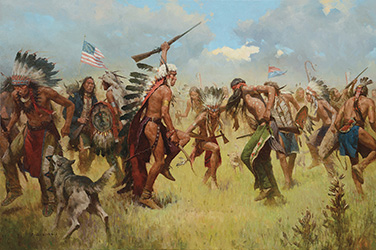 Loinclothed hobby; Obrázek dne - the picture od the day - ’awa rel - Z.S. Liang, Victory Dance, Little Bighorn, 1876