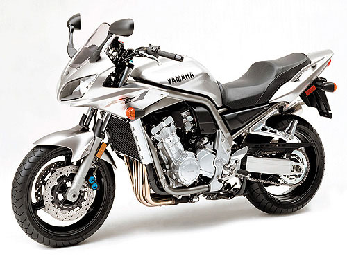 Silver Yamaha FZ1