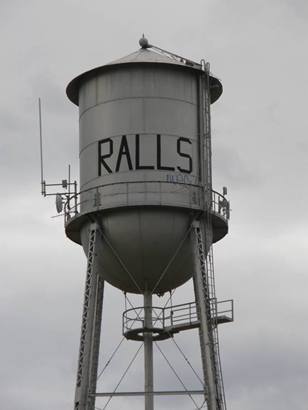 Ralls Tx - Ralls Water Tower