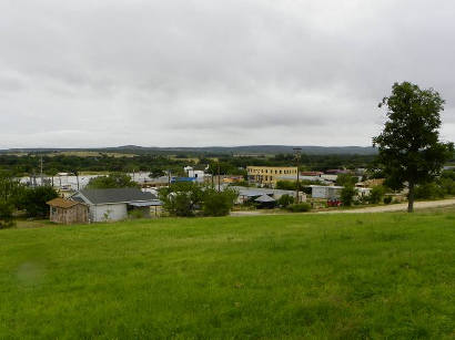 Mertzon Tx - View from Irion County Courthouse