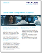 CipherTrust Transparent Encryption - Product Brief