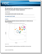 IDC MarketScape: Worldwide Advanced Authentication for Identity Security 2021 Vendor Assessment - Report