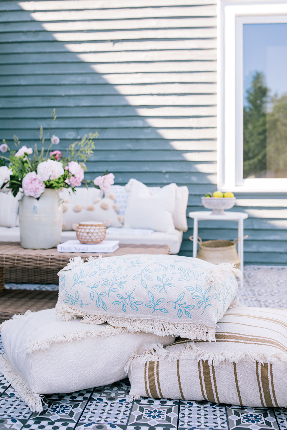 DIY Floor Poufs