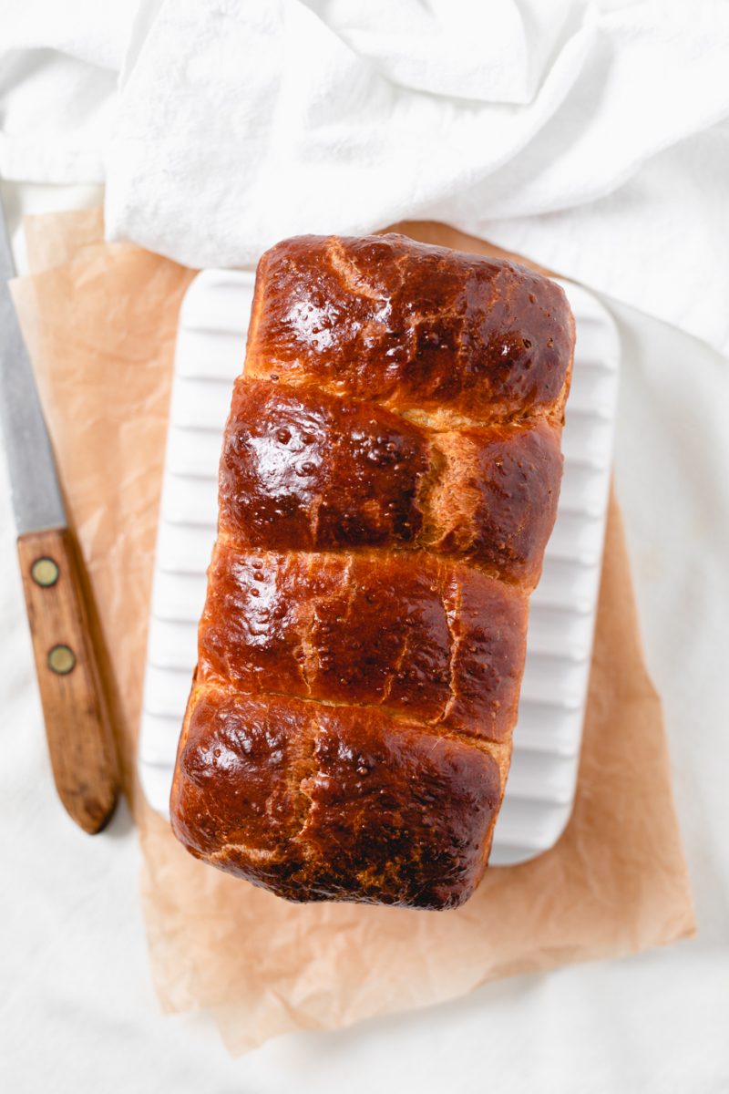 Brown butter brioche