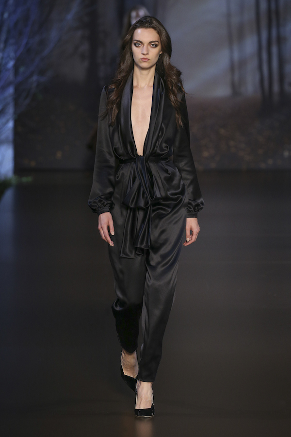 PARIS, FRANCE - JULY 10: A model walks the runway during the Ralph & Russo show as part of Paris Fashion Week - Haute Couture Fall/Winter 2014-2015 at Pavillon Cambon Capucines on July 10, 2014 in Paris, France. (Photo by Richard Bord/Getty Images)