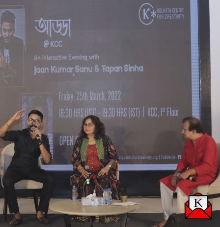 Singer Jaan Kumar Sanu At 3rd Session Of Adda Series At KCC