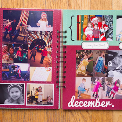 Year photo album & journal | TheMombot.com