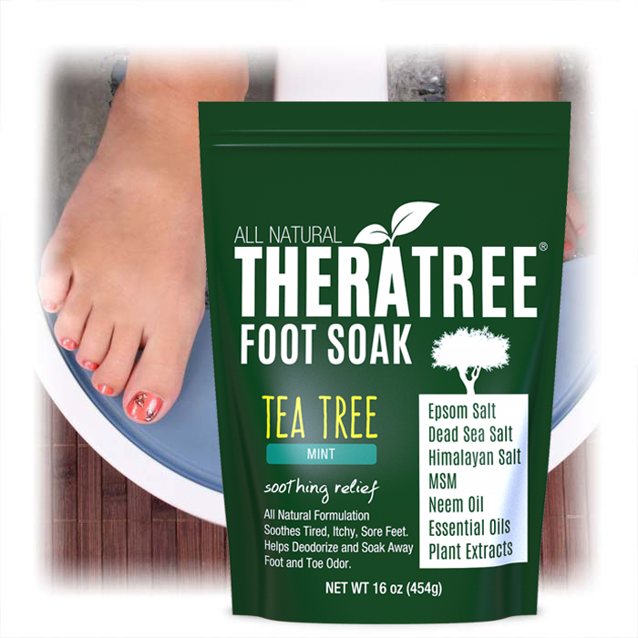 Oleavine TheraTree Foot Soak and Feet