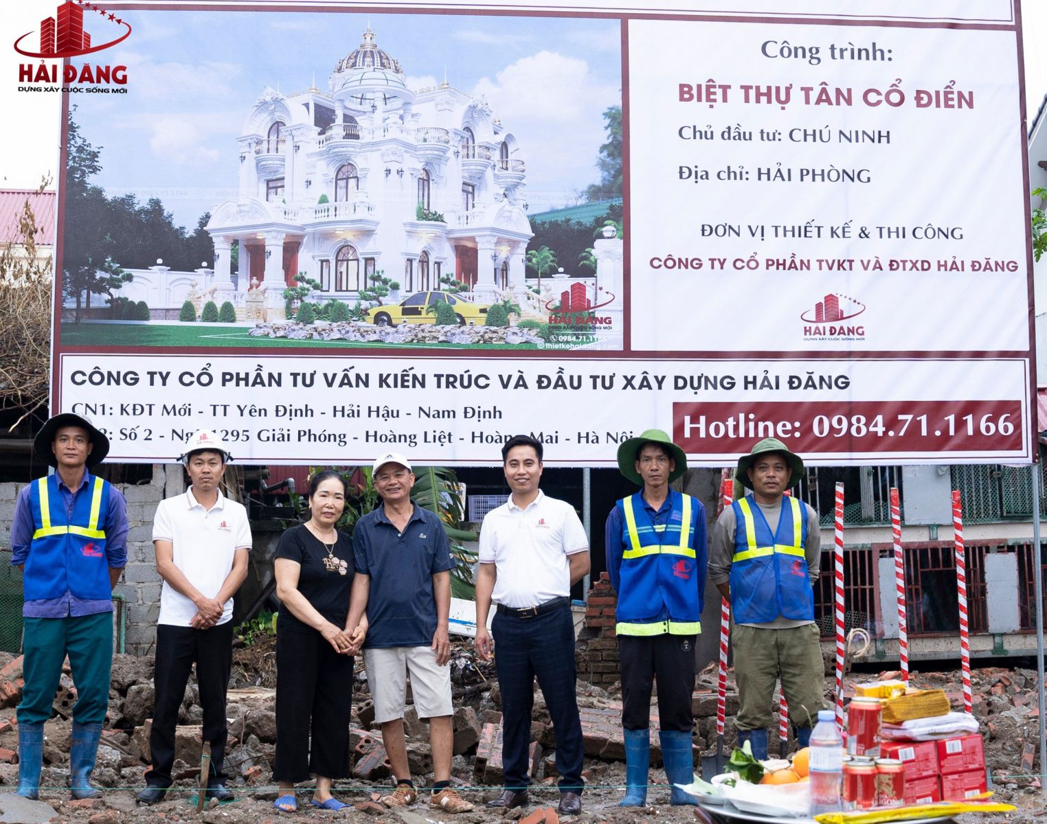 [THI CÔNG TRỌN GÓI] BIỆT THỰ TÂN CỔ ĐIỂN 3 TẦNG 1 TUM CAO CẤP TẠI HẢI PHÒNG