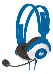 Kidz Gear Deluxe Stereo Headset Headphones with Boom Microphone