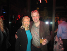 Karen Thomas, Thomas PR and Steve Broback, Parnassus at the Tweethouse Party at the Hyde Club