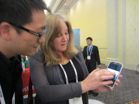 Deborah Shadovitz, Computer Talk Radio at Paick Booth