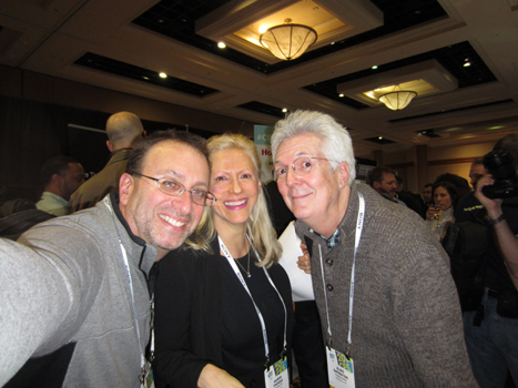 Gregg Ellman, McClatchy Tribune News Service, Karen Thomas, Thomas PR & Elmo Sapwater, Imaginginsider.com at CES Unveiled