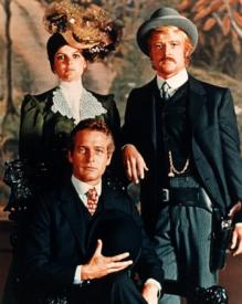 Katharine Ross, Paul Newman and Robert Redford in Butch Cassidy and the Sundance Kid.