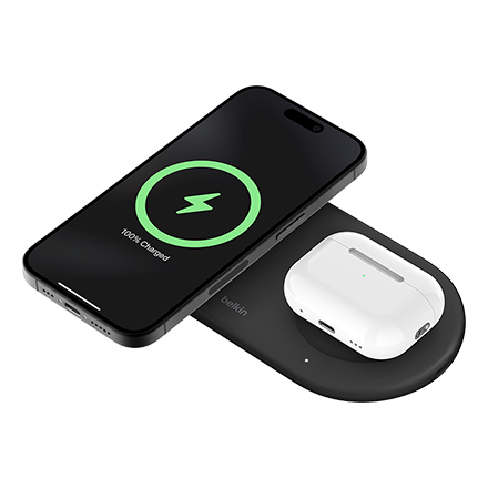 Belkin Belkin Qi2 15W 2-in-1 Wireless Charging Pad