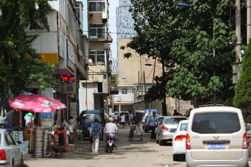 fotografia, materiale, libero il panorama, dipinga, fotografia di scorta,Yantai, facendo il turista macchia, bancarella, strada principale, Vita