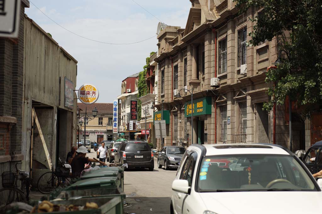 fotografia, materiale, libero il panorama, dipinga, fotografia di scorta,Yantai architettura moderna, facendo il turista macchia, Architettura moderna, Un vicolo, ricorso