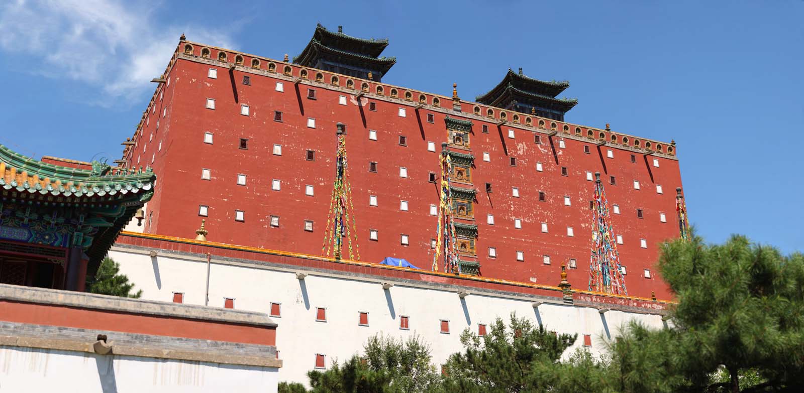 photo, la matière, libre, aménage, décrivez, photo de la réserve,Putuo Zongcheng temple, Tibet, Chaitya, Je suis splendide, Rouge et blanc