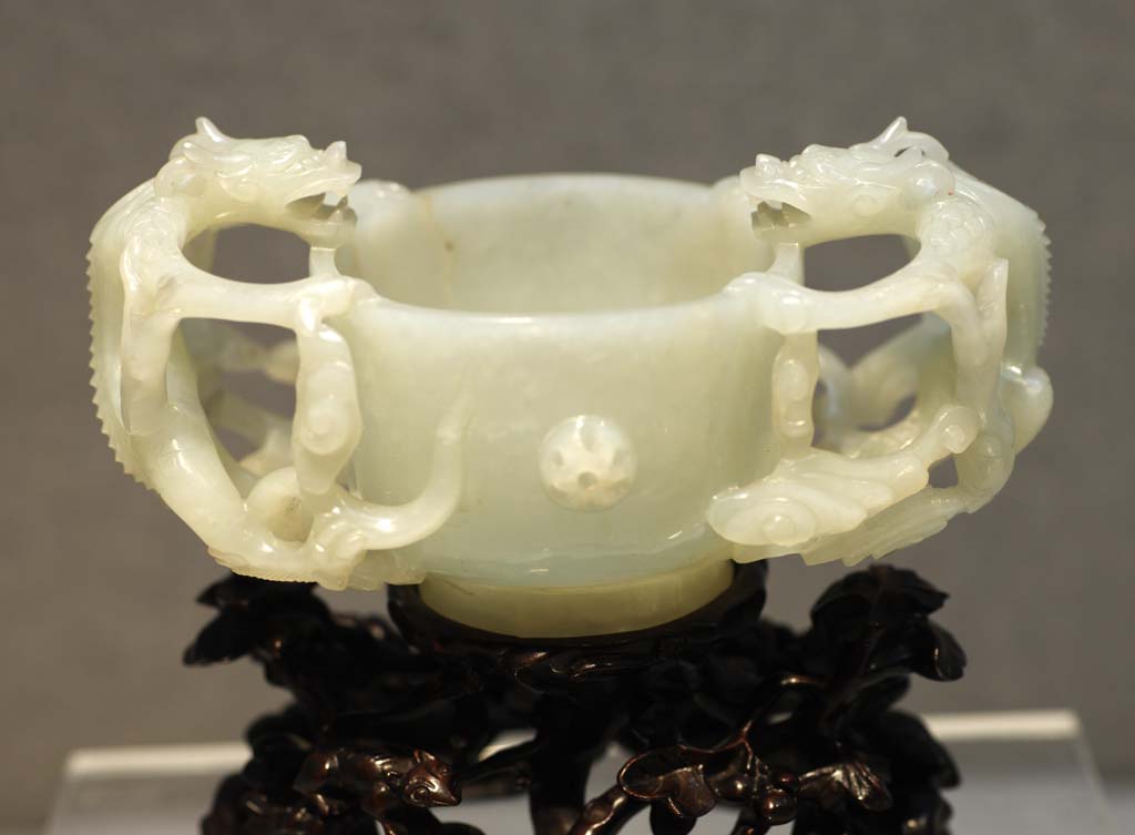 photo, la matière, libre, aménage, décrivez, photo de la réserve,Tasse de l'oreille du yong de Ssang, curiosité, décor, Chine ancienne, Chinois font une culture