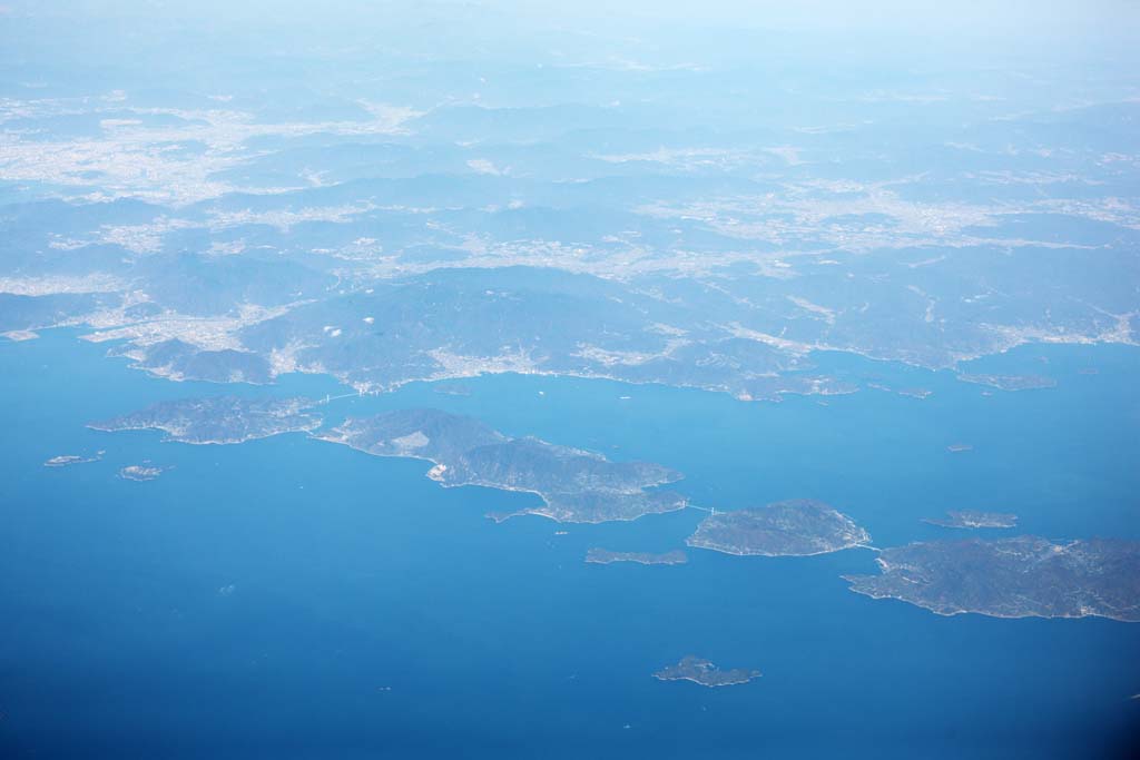 Foto, materiell, befreit, Landschaft, Bild, hat Foto auf Lager,Obere Kamagari-Insel, Das Meer, Ohashi, Nada, Aki Straßenbenutzungsgebührenstraße, Sieben von Miyama, Das binnenländische Meer