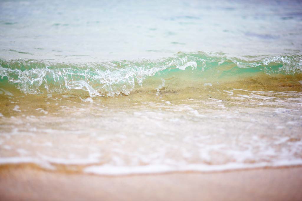 Foto, materiell, befreit, Landschaft, Bild, hat Foto auf Lager,Ein privater Strand, sandiger Strand, Meerwasser, Welle, Das Meer