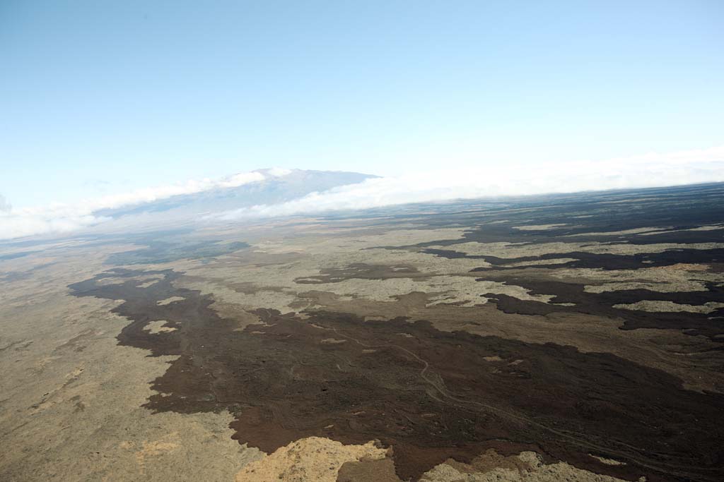 fotografia, material, livra, ajardine, imagine, proveja fotografia,Ilha de Havaí fotografia aérea, Lava, árvore morta, rache no chão, Deserto