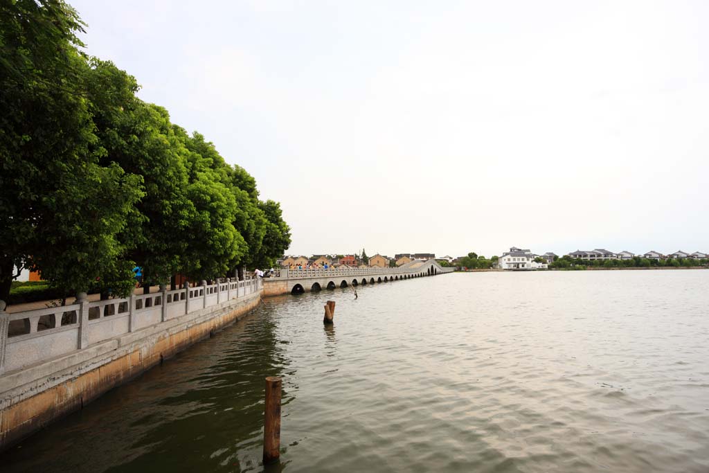 photo, la matière, libre, aménage, décrivez, photo de la réserve,Zhouzhuang tous Fu Bridge, , , , 