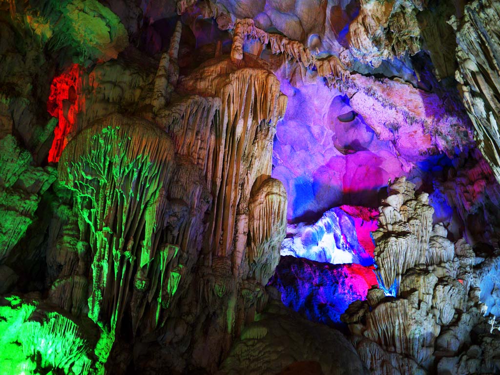 fotografia, materiale, libero il panorama, dipinga, fotografia di scorta,Baia di Halong Tien Kung grotta, , , , 