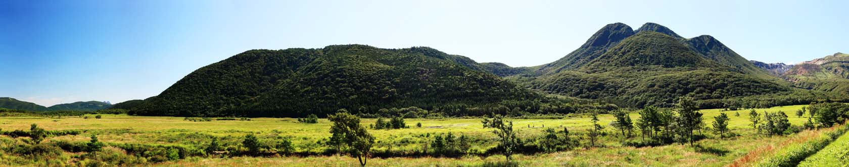 Foto, materiell, befreit, Landschaft, Bild, hat Foto auf Lager,Kujyu Bergkette, , , , 