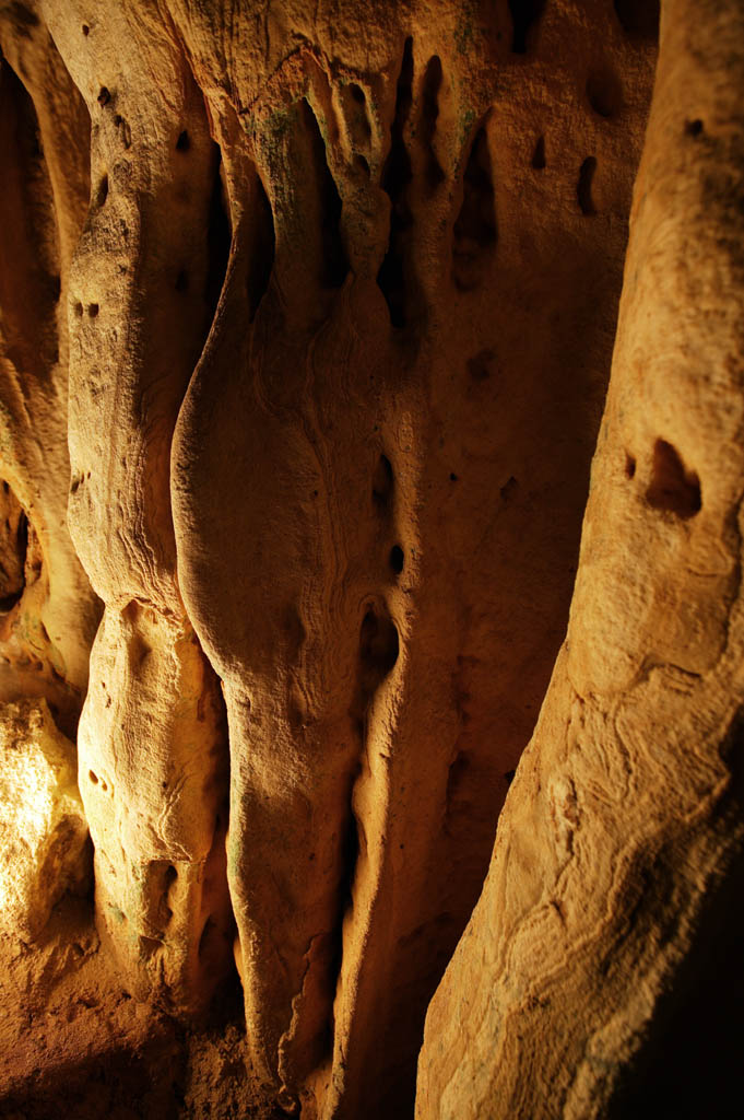 Foto, materiell, befreit, Landschaft, Bild, hat Foto auf Lager,Ishigaki-jima Island Tropfsteinhöhle, Tropfsteinhöhle, Tropfstein, Kalkstein, Höhle