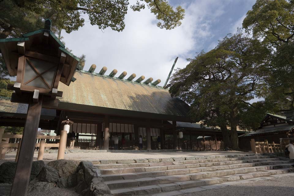 foto,tela,gratis,paisaje,fotografía,idea,Shrine de Atsuta - jingu, Santuario sintoísta, Oración, Shinto, Religión