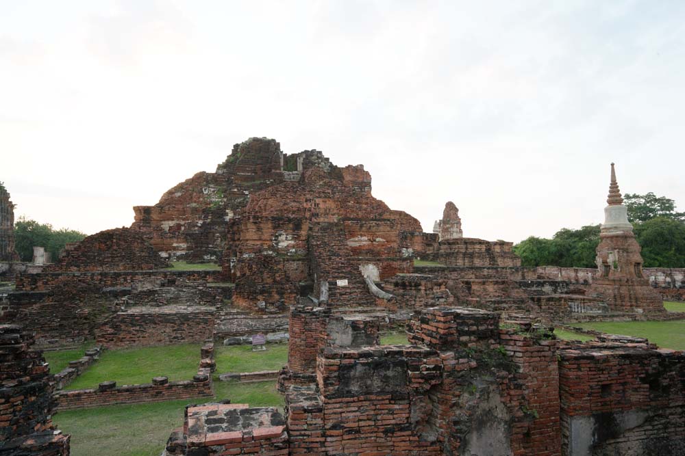 foto,tela,gratis,paisaje,fotografía,idea,Wat Phra Mahathat, La herencia cultural de mundo, Buddhism, Idea Buddhist, Sobras de Ayutthaya