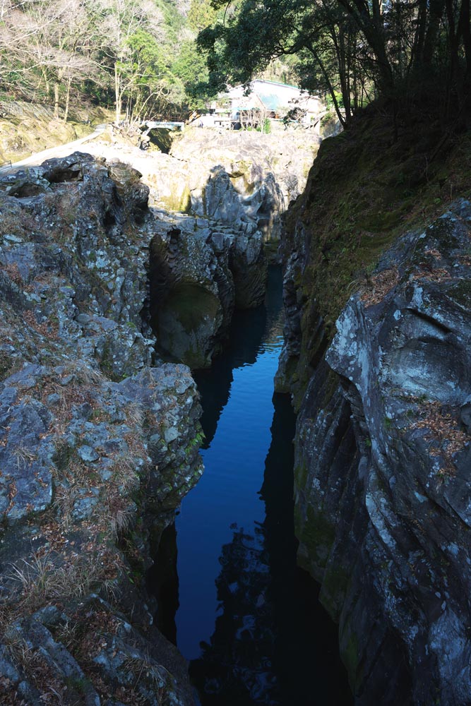 fotografia, material, livra, ajardine, imagine, proveja fotografia,Takachiho-kyo engolem, Desfiladeiro, A superfície da água, precipício, monumento natural