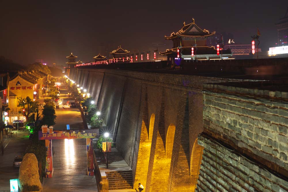 photo, la matière, libre, aménage, décrivez, photo de la réserve,Long mur de château Anjo, Chang'an, porte de château, brique, L'histoire