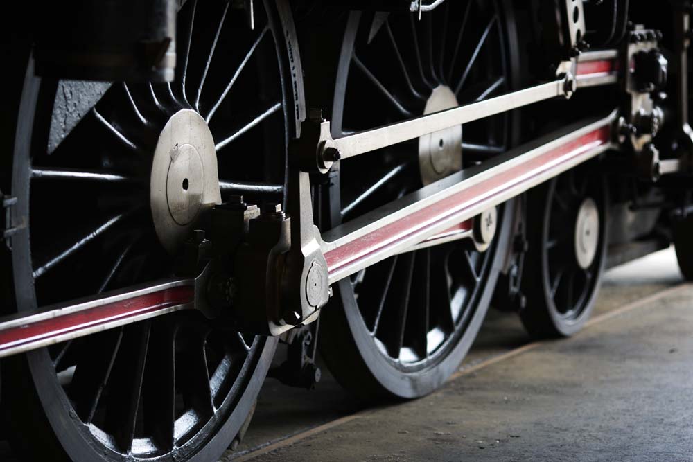 Foto, materiell, befreit, Landschaft, Bild, hat Foto auf Lager,Ein antreibendes Rad, dünsten Sie Lokomotive, Zug, das Fahren von Rad, Eisen