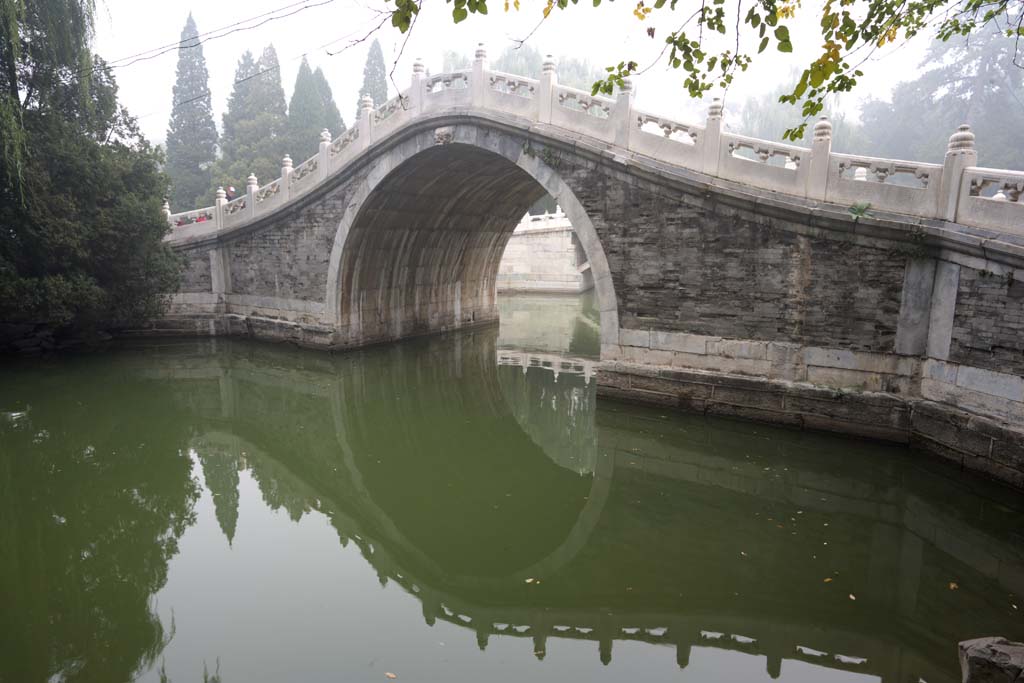 foto,tela,gratis,paisaje,fotografía,idea,Palacio de Verano y medio del puente de pared, Escalera de piedra, Escaleras, Ishibashi, Pared de mitad - puente