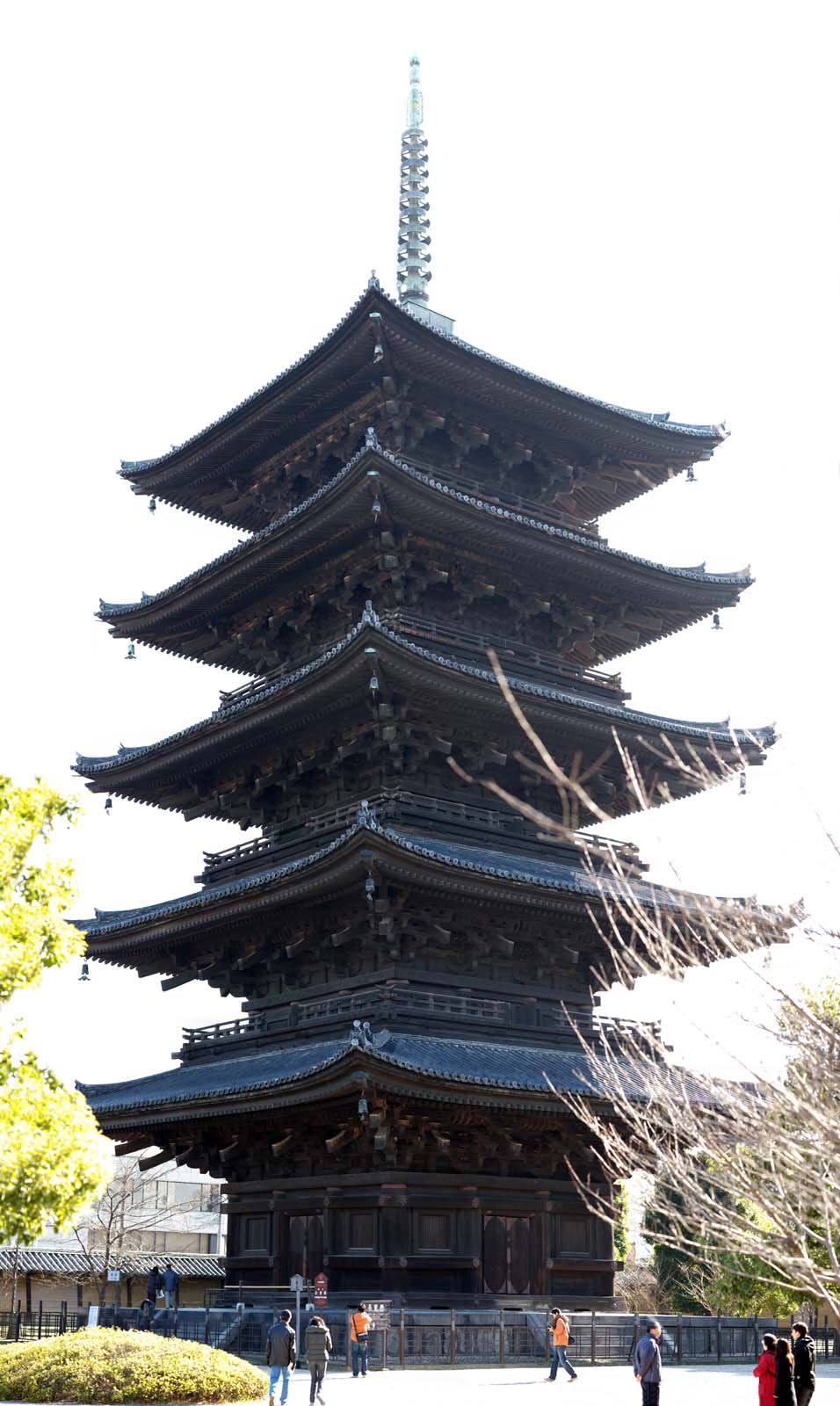 foto,tela,gratis,paisaje,fotografía,idea,To-ji Temple cinco pisos pagoda, Buddhism, Torre, Herencia de mundo, Torre quíntuple