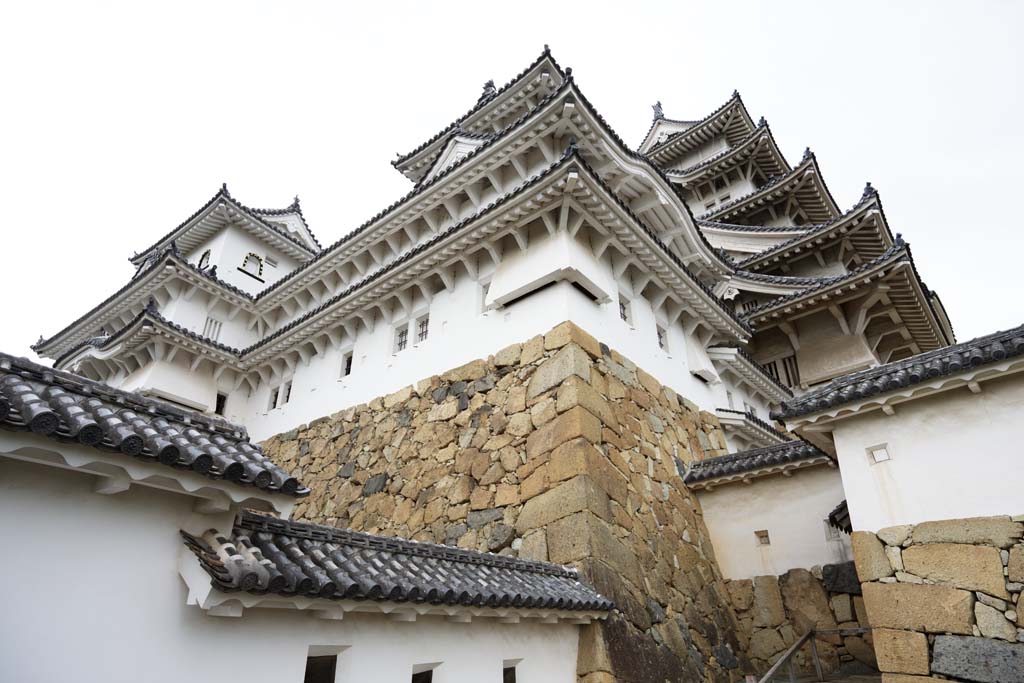 foto,tela,gratis,paisaje,fotografía,idea,Himeji - Castle de jo, Cuatro tesoros nacionales Castle, Sadanori Akamatsu, Shigetaka Kuroda, Hideyoshi Hashiba