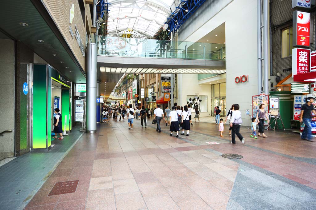 foto,tela,gratis,paisaje,fotografía,idea,Calle del centro de Sannomiya, Sannomiya, Una galería, En el centro, Kansai