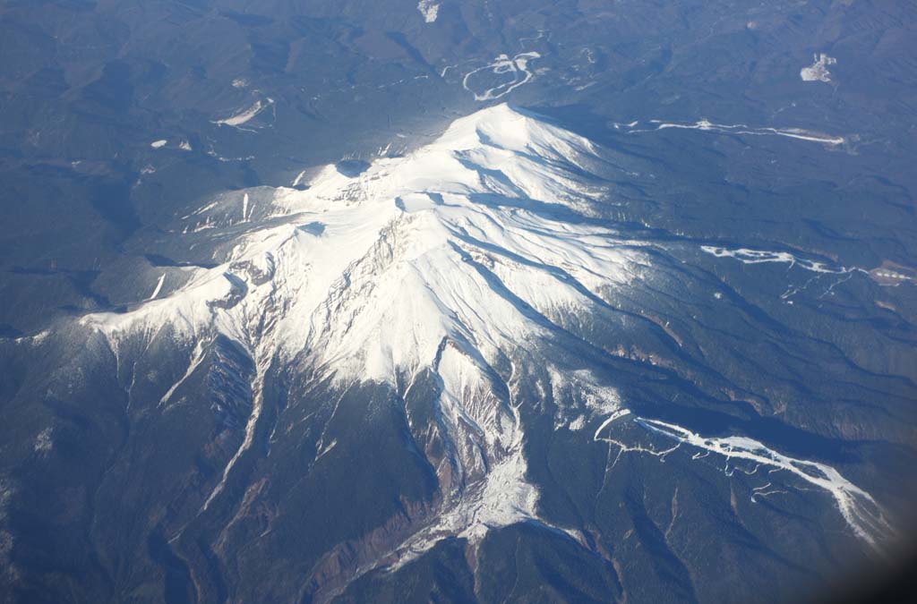 Foto, materieel, vrij, landschap, schilderstuk, bevoorraden foto,Dakeyama, De besneeuwde bergen, Wanhopige positie, Mitake Shinto heiligdom, Heilige berg