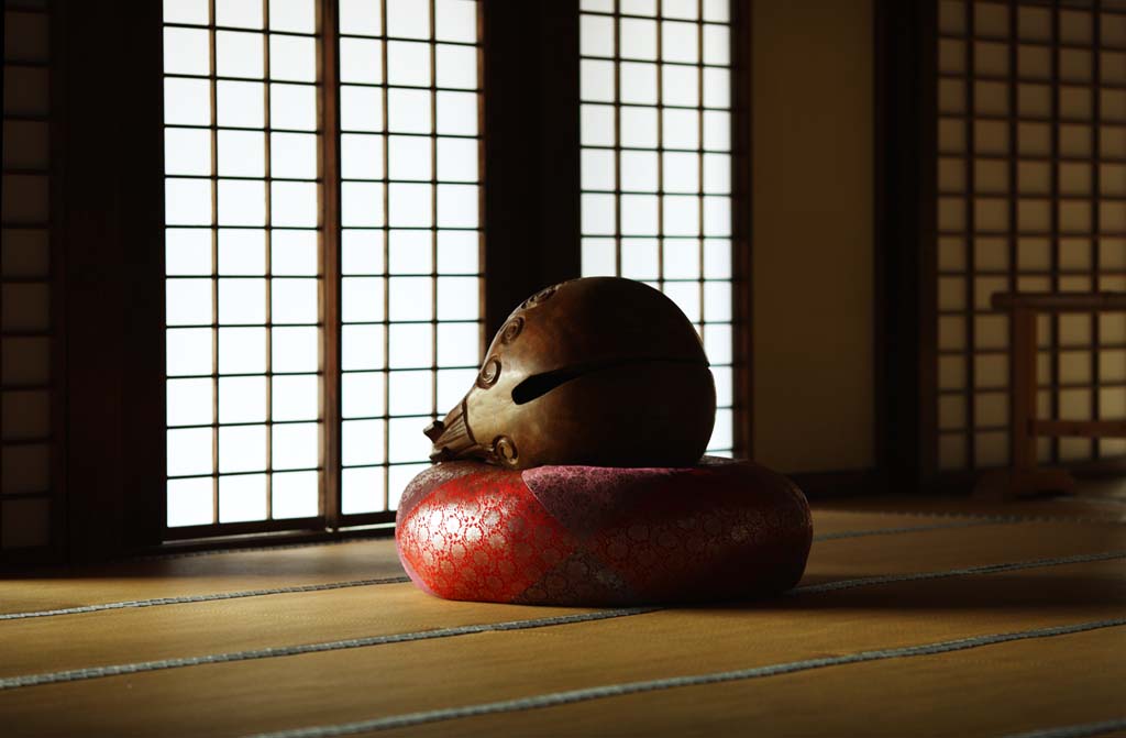 fotografia, materiale, libero il panorama, dipinga, fotografia di scorta,Tenryu-ji la grande lunghezza di porzione, Chaitya, tamburo di legno e pesce-sagomato, eredità di mondo, Sagano