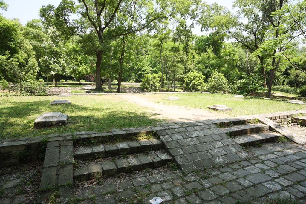 Foto, materiell, befreit, Landschaft, Bild, hat Foto auf Lager,Ming Xiaoling Mausoleum krönt Prinzen-Dongling-Ruinen, Überreste, Der Kern der Sache, Ein offener Raum, Die Ruinen