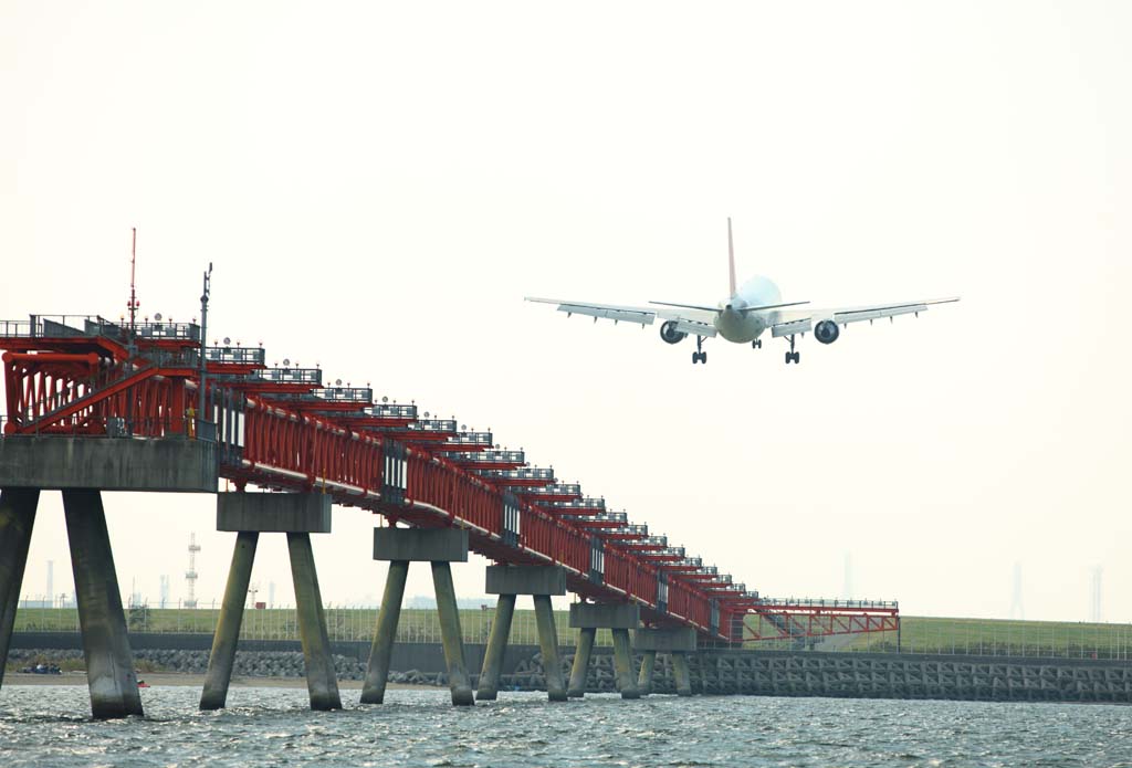 Foto, materiell, befreit, Landschaft, Bild, hat Foto auf Lager,Landung, Landung, Startbahn, Das Meer, Flügel