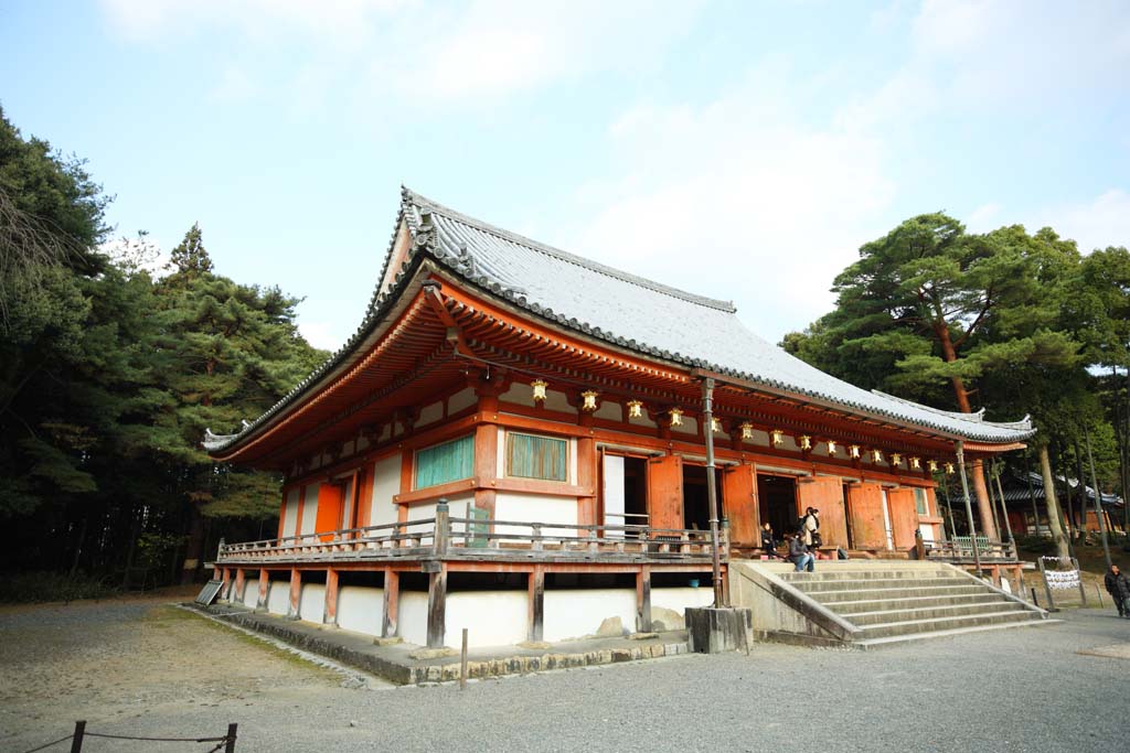 fotografia, materiale, libero il panorama, dipinga, fotografia di scorta,Tempio di Daigo-ji tempio interno, Chaitya, Immagine buddista, Il Budda di Guarire immagine sedentaria, Io sono dipinto in rosso