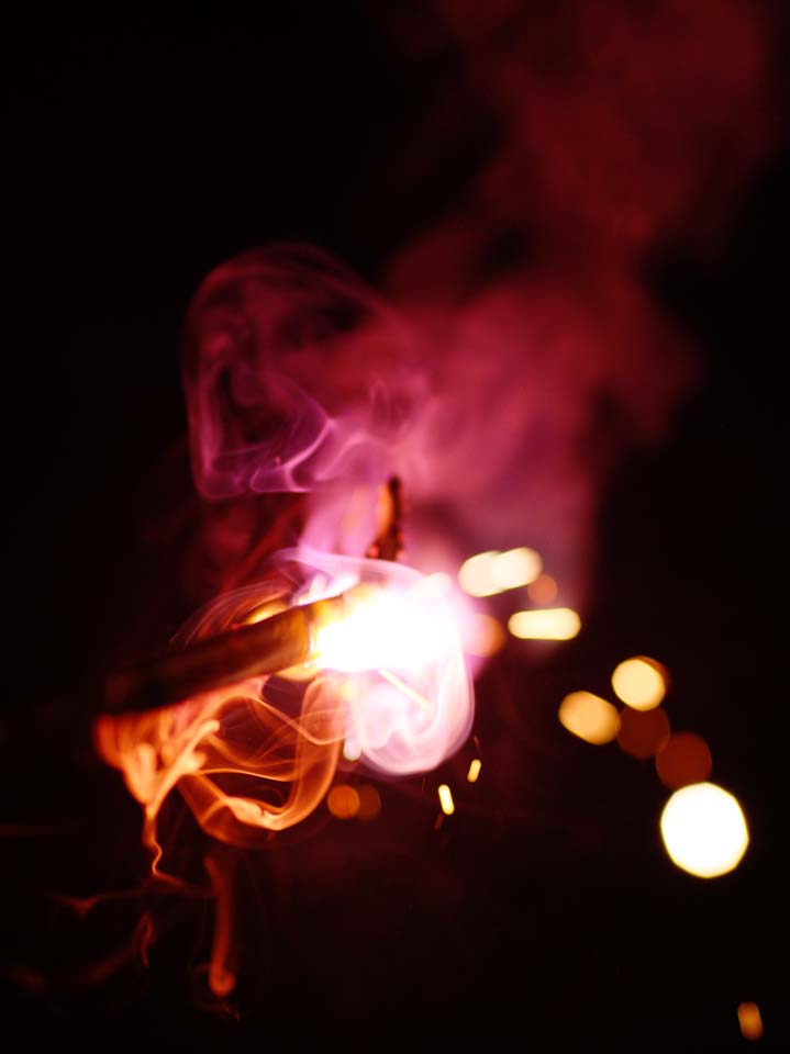 Foto, materieel, vrij, landschap, schilderstuk, bevoorraden foto,De helderheid van holdings vuurwerk, Vlam, Rook, Toneelstuk, Helderheid