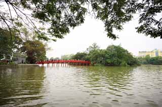 写真,素材,無料,フリー,フォト,クリエイティブ・コモンズ,風景,壁紙,玉山祠, Den Ngoc Son, , , 